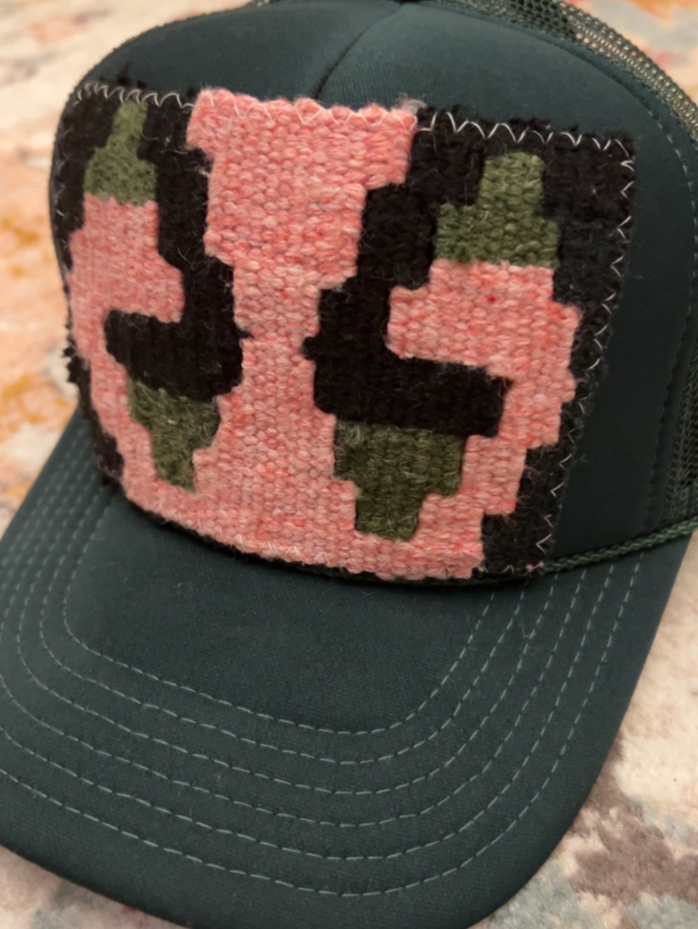 Orijinal Kilim Truker Hat New Dark Green - Picture 4 of 5